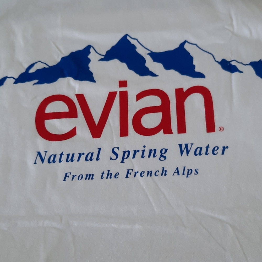 NWOT  Evian White Tee